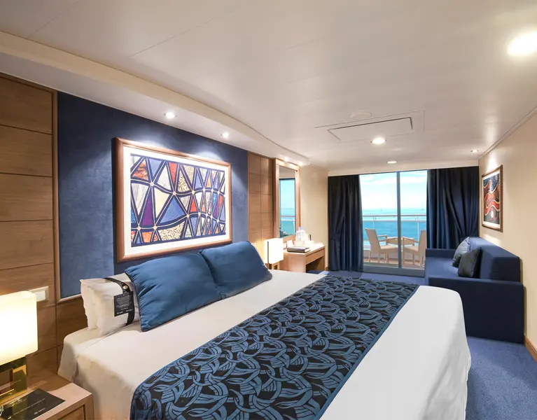 Deluxe Balcony with Partial View ( Partial view - Module 18 sqm - Balcony 5 sqm - Decks 12 )