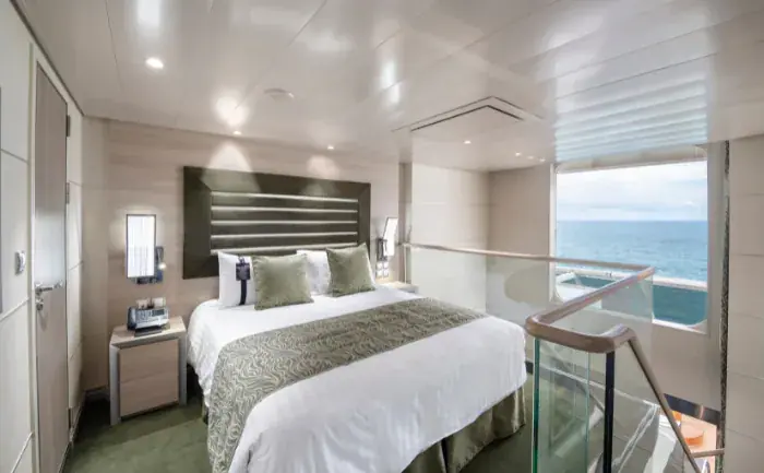 MSC Yacht Club Duplex Suite with whirlpool bath ( Module 59 sqm - Balcony 23 sqm - Decks 9-12)