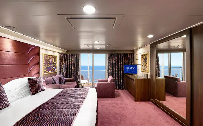 MSC Yacht Club Grand Suite ( Module 26 sqm - Balcony 6 sqm - Decks 15-16 )